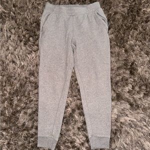 Grey sweatpants